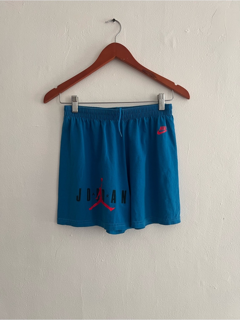 Vintage Nike Air Jordan Shorts 90s Blue Jumpman RARE Youth XL Men’s M/Small Y2K